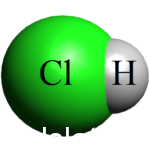 الصيغة الكيميائية لمركب كلوريد الهيدروجين