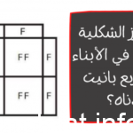 ما الطرز الشكلية الظاهرة في الأبناء في مربع بانيت أدناه؟